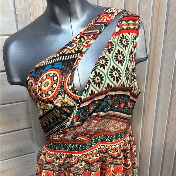 SHEIN Multicolor Asymmetrical Dress - Picture 2 of 7